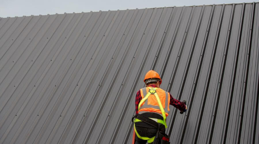 Professional metal roof installation services in Honey Creek, IA